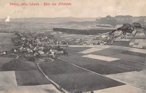 Sächsische Schweiz Blick vom Zirkelstein gl1914 191.106