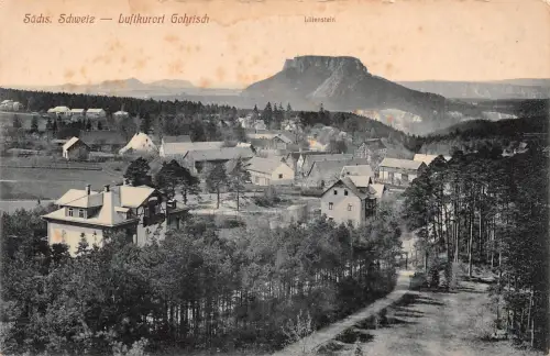 Gohrisch Panorama mit Lilienstein ngl 191.158