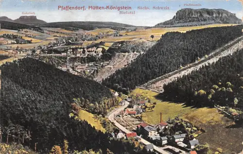 Pfaffenberg Hütten-Königstein Panorama gl1914 191.129