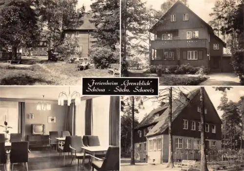 Schmilka Ferienheim "Grenzblick" Mehrbildkarte gl 191.146
