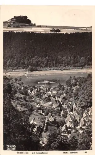 Schmilka mit Kaiserkrone gl1932 191.117