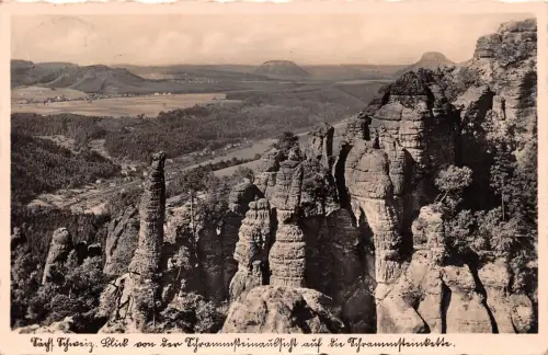 Sächs. Schweiz Blick von den Schrammsteine gl1937 191.181