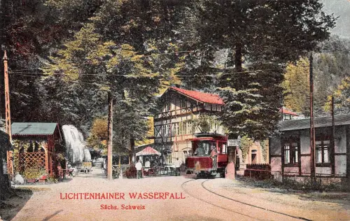 Lichtenhainer Wasserfall mit Werbezudruck ngl 191.201