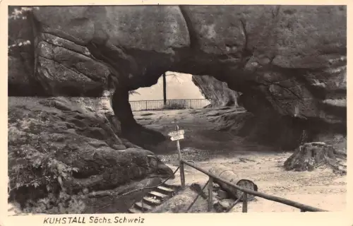 Sächs. Schweiz Kuhstall Fotokarte gl1958 191.179