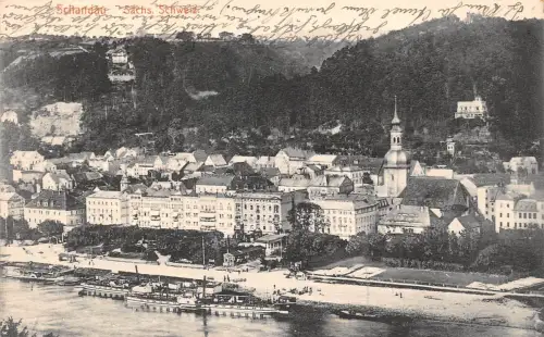 Bad Schandau a. Elbe Panorama gl 191.191