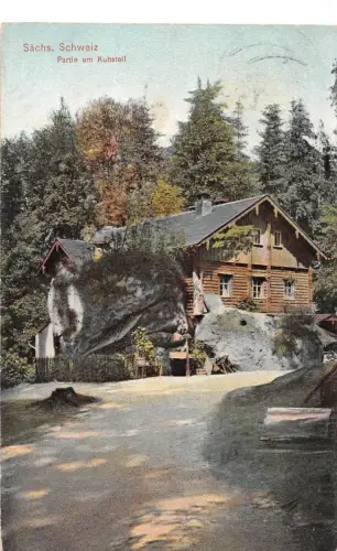 Sächs. Schweiz Partie am Kuhstall gl1907 191.209