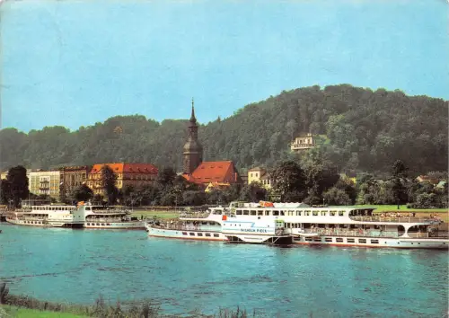Bad Schandau a. Elbe Panorama gl1983 191.220