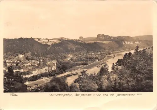 Bad Schandau und Schrammsteine gl1956 191.238