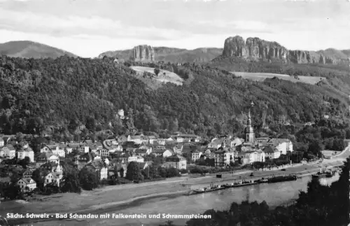 Bad Schandau mit Falkenstein gl1959 191.243