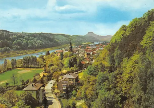 Bad Schandau Blick vom Personenaufzug ngl 191.241