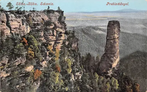 Sächs. - Böhm. Schweiz Prebischkegel gl1908 191.256