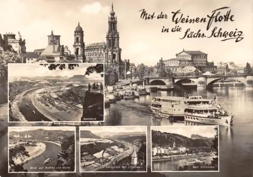 Sächs. Schweiz Mehrbildkarte gl1966 191.264