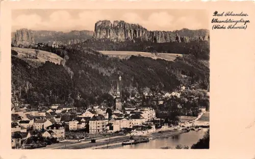 Bad Schandau mit Elbsandsteingebirge gl1940 191.280