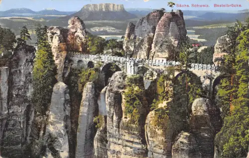 Sächs. Schweiz Basteibrücke gl1936 191.320