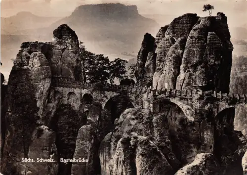 Sächs. Schweiz Basteibrücke gl1964 191.327
