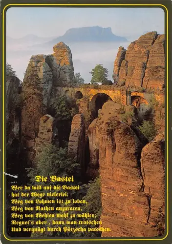 Sächs. Schweiz Basteibrücke gl1996 191.332