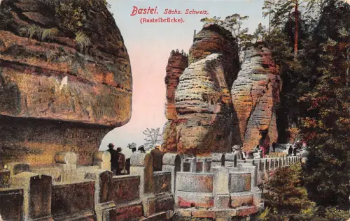 Sächs. Schweiz Basteibrücke gl1926 191.348