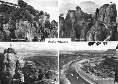 Sächs. Schweiz Mehrbildkarte gl1970 191.349