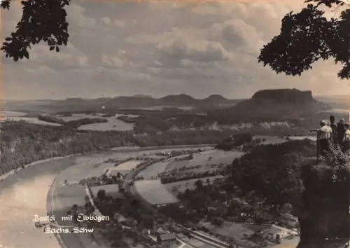 Sächs. Schweiz Bastei mit Elbbogen gl 191.369