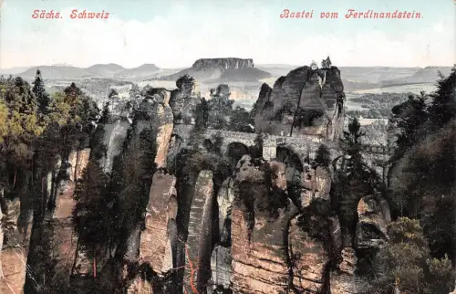 Sächs. Schweiz Bastei vom Ferdinandstein gl 191.370