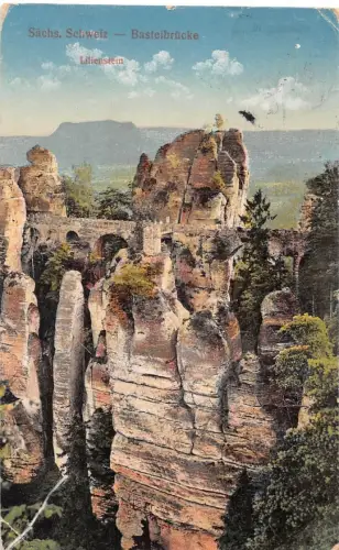 Sächs. Schweiz Basteibrücke gl 191.383