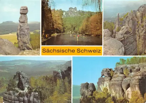 Sächs. Schweiz Mehrbildkarte ngl 191.352