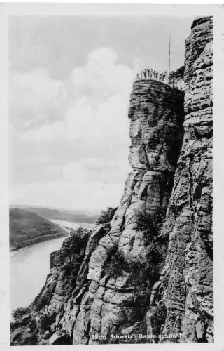 Sächs. Schweiz Basteiaussicht gl1957 191.399