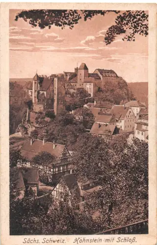 Hohnstein (Sächs. Schweiz) mit Schloß ngl 191.438