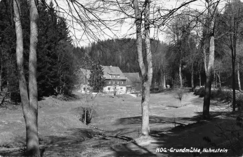 Hohnstein (Sächs. Schweiz) HOG-Grundmühle gl1962 191.441