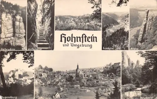 Hohenstein (Sächs. Schweiz) Mehrbildkarte ngl 191.457