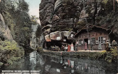 Sächs. Schweiz Obere Schleuse Bootstation ngl 191.461