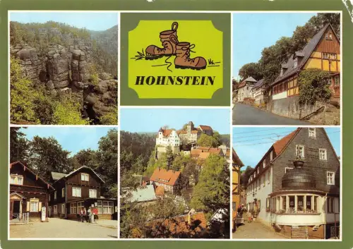 Hohenstein (Sächs. Schweiz) Mehrbildkarte gl1985 191.454