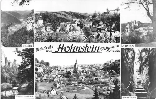 Hohenstein (Sächs. Schweiz) Mehrbildkarte gl 191.458