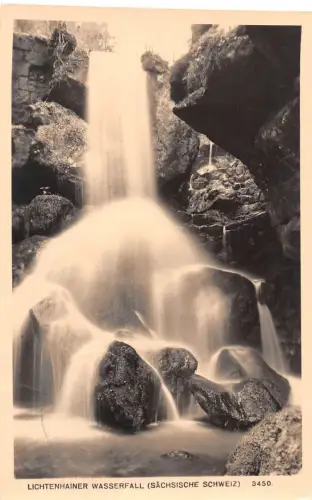 Sächs. Schweiz Lichtenhainer Wasserfall gl1956 191.474