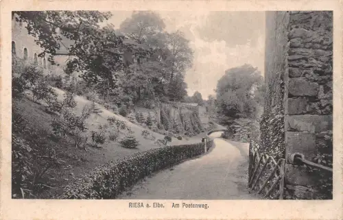 Riesa a.d. Elbe Am Poetenweg feldpgl1917 191.500