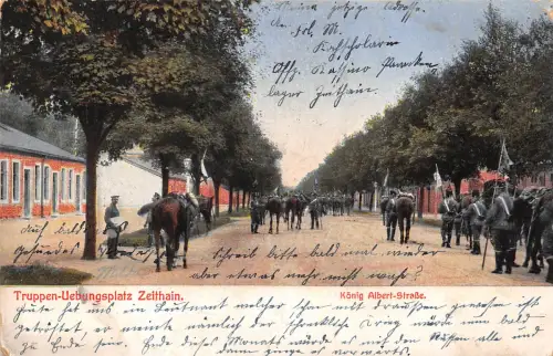 Zeithain Truppenübungspl. K. Albert-Straße feldpgl1915 191.542