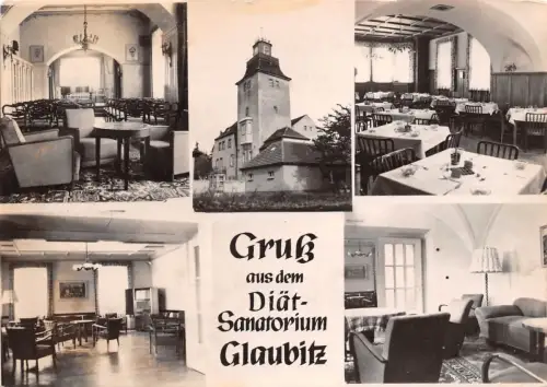Glaubitz Sanatorium Mehrbildkarte gl 191.533