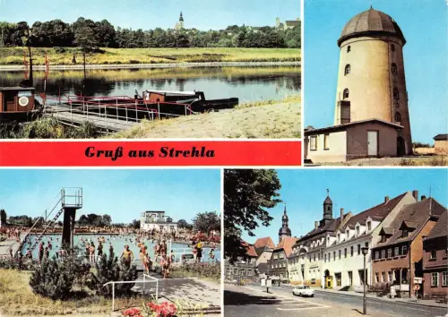 Strehla a. Elbe Mehrbildkarte gl1985 191.539