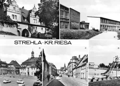 Strehla a. Elbe Mehrbildkarte ngl 91.537