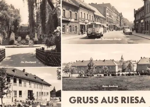 Riesa a.d. Elbe Mehrbildkarte gl 191.521