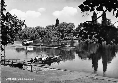 Offenbach a.M. Mainfähre gl1960 191.553