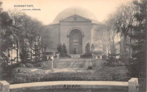 Darmstadt Kath. Kirche gl1909 191.588