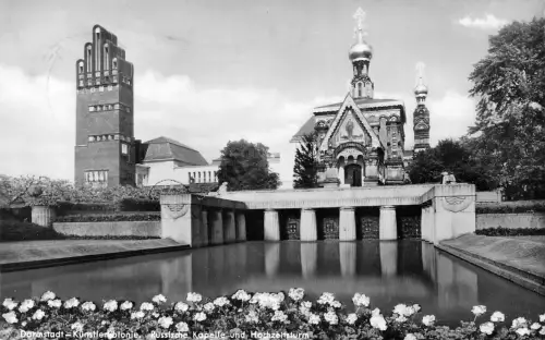 Darmstadt Künstlerkolonie Russische Kapelle gl1962 191.597
