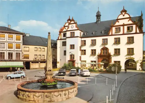 Darmstadt Rathaus und Marktbrunnen ngl 191.628