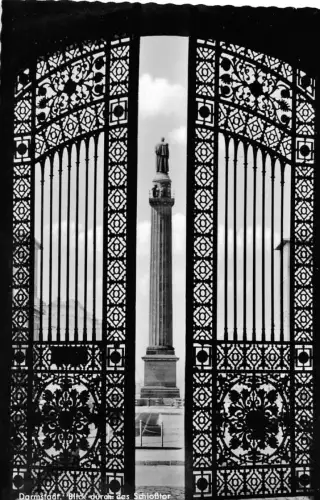 Darmstadt Blick durch das Schloßtor ngl 191.620