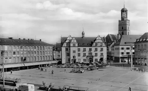Darmstadt Marktplatz Rathaus Stadtkirche ngl 191.605