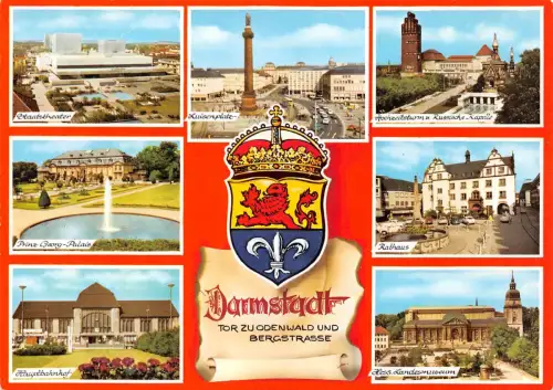 Darmstadt Mehrbildkarte ngl 191.660