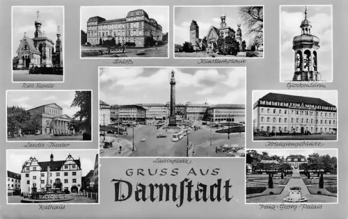 Darmstadt Mehrbildkarte ngl 191.650