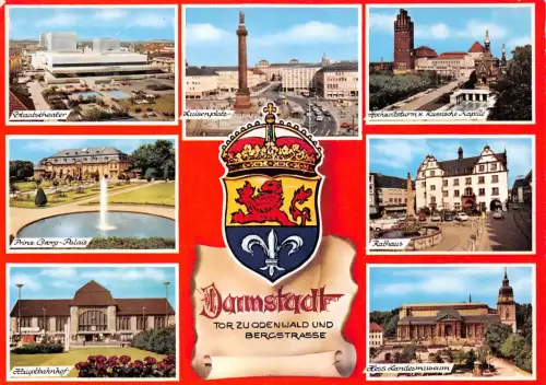 Darmstadt Mehrbildkarte ngl 191.657