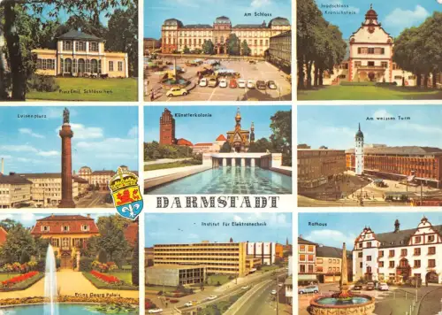 Darmstadt Mehrbildkarte ngl 191.655